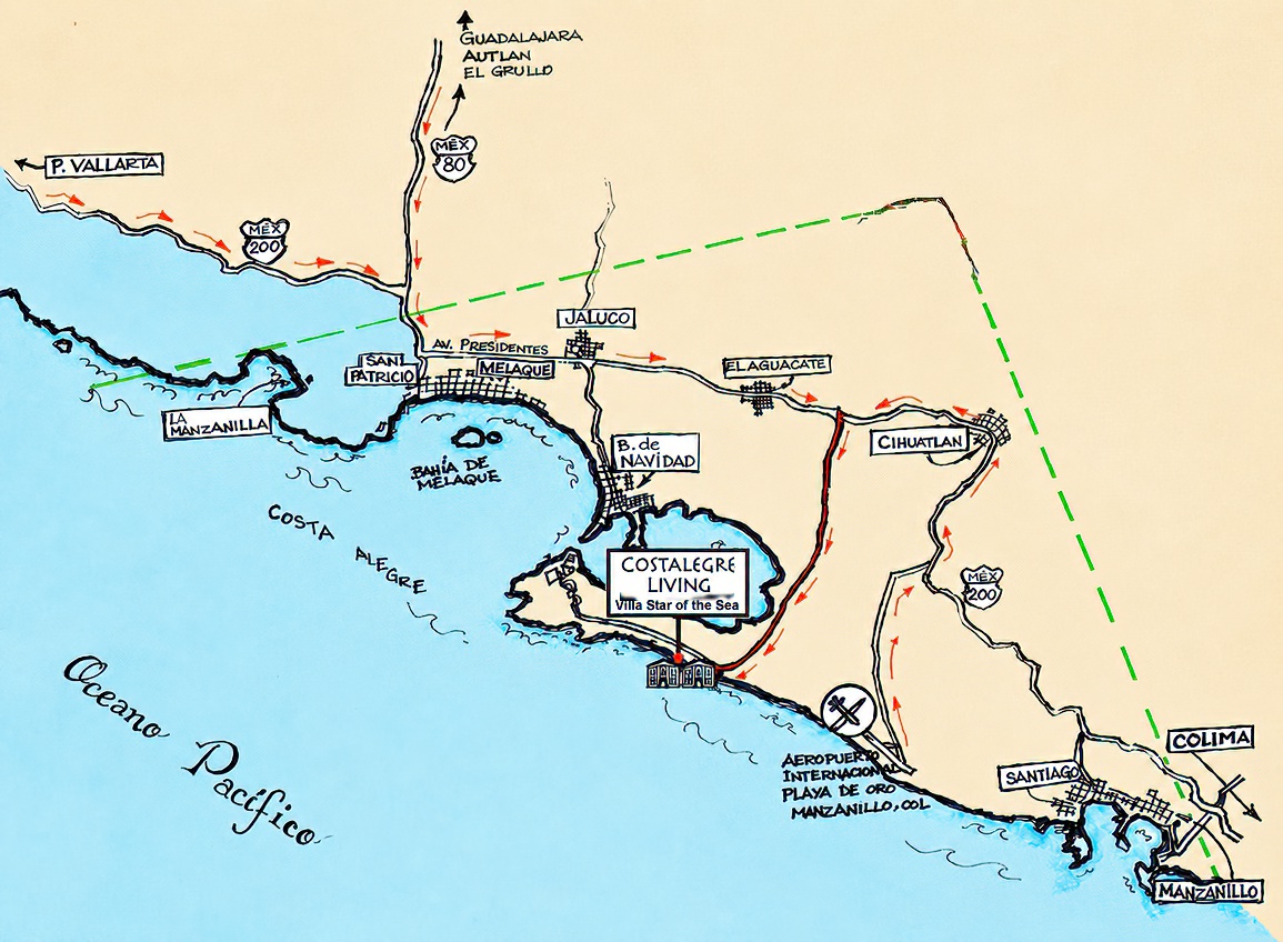 Map Costalegre Living